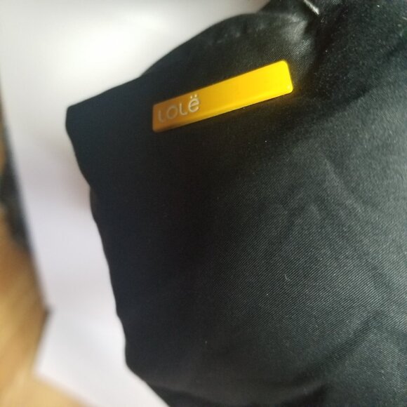 Lole Black Puffer Coat with Faux Fur Hood - Picture 6 of 13